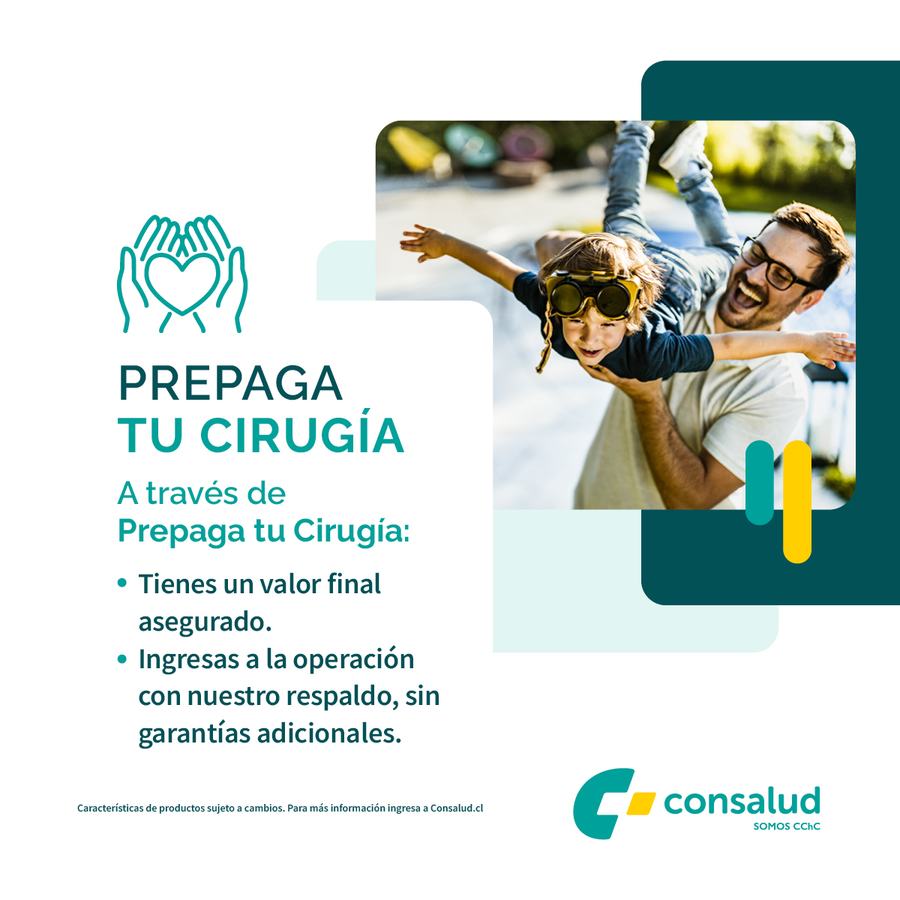 Prepaga tu cirugía Consalud