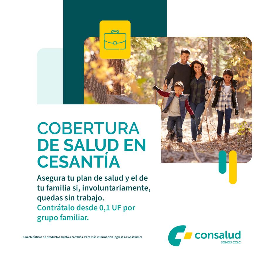 Cobertura de salud en cesantía Consalud